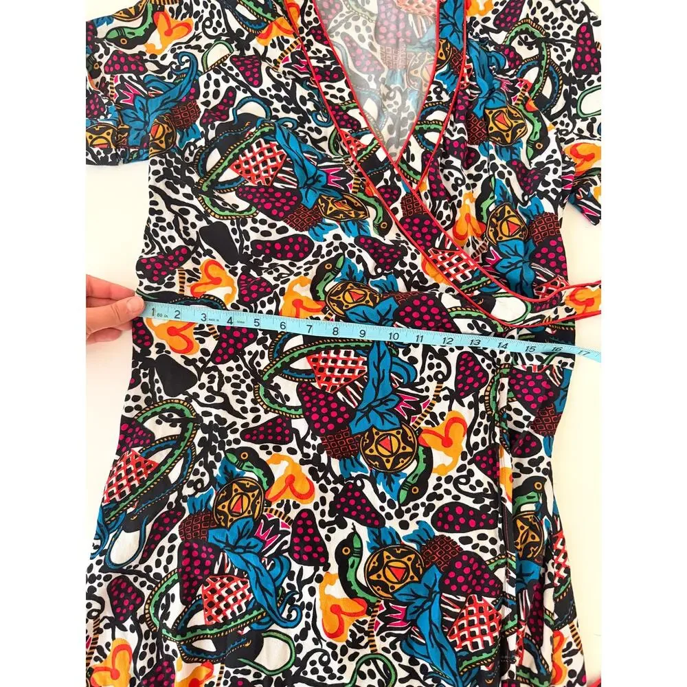 Veronica Beard Serena Wrap Dress - Size 4 - Picture 5 of 5